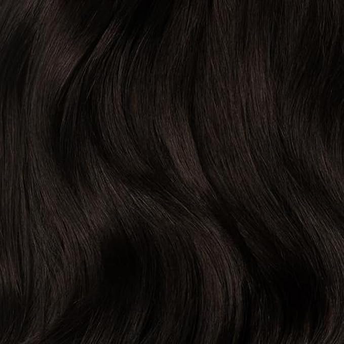 Luxy 100% Remy Human Hair Extensions for Thin Hair Thinning Hair Fill-Ins – 6 Seamless Wefts Multi-Dimensional Color Blend - Natural-Looking Volume & Coverage 95 grams 20" Mocha Brown Thinning