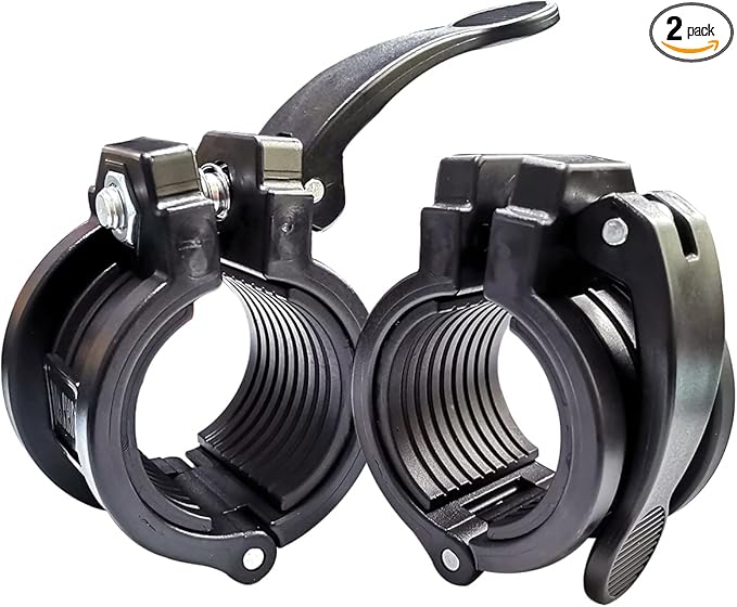 Barbell Clamps 2inch - 2 PCS Adjustable Barbell 1.8-2inch)