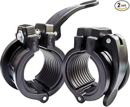 Barbell Clamps 2inch - 2 PCS Adjustable Barbell 1.8-2inch)
