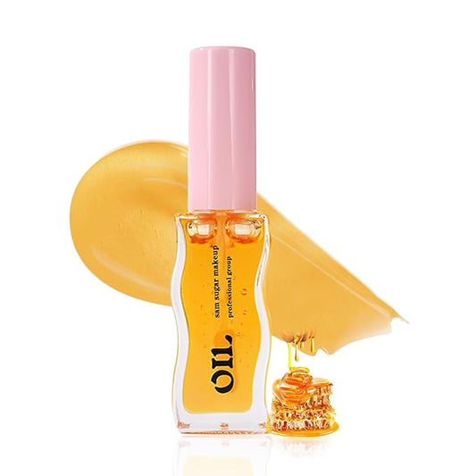 Lip Oil, Moisturizing Lip Glow Oil, Transparent Tinted Moisturizing
