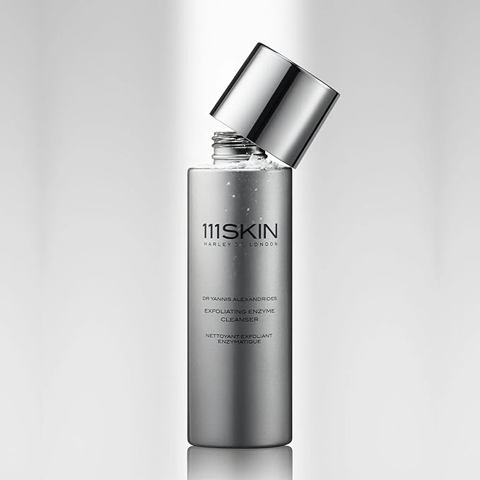 111SKIN Enzyme Exfoliating Cleanser, Gentle Daily Powder-to-Foam Face Wash with Papain, Shikimic Acid & NAC Y2, Enhances Radiance, Improves Texture & Smooths Skin, For All Skin Types, AM/PM Use