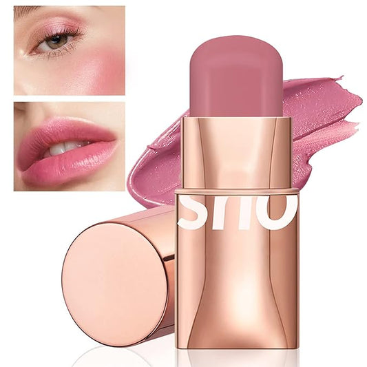 Cream Blush Stick for Cheeks Makeup,Waterproof Blush Face