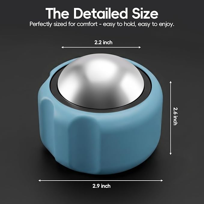 Ice Massage Roller Ball for Pain Relief & Muscle Recovery – Cooling Cold Therapy Roller for Plantar Fasciitis, Deep Tissue, and Sore Muscles