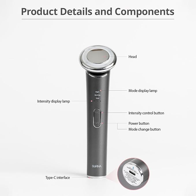 PEARLCARE Facial Massager, Anti Aging Face and Neck Massage Tool for Skin Care