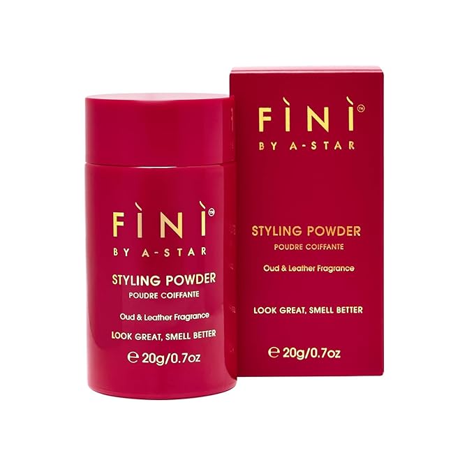Fini By A-Star Styling Powder – Oud Fragrance, Matte Finish, Volumizing & Texturizing Hair Powder for Men, Easy to Wash Out, Non-Greasy