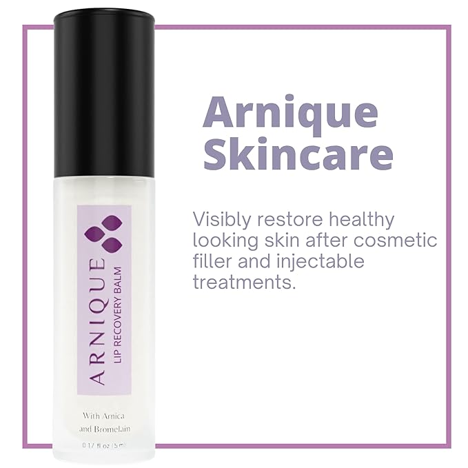 Arnique Arnica Lip Balm – Lip Filler Aftercare Balm with Arnica Montana and Bromelain, Soothing Topical Masque for Lip Flip, Injections, and Cosmetic Treatments