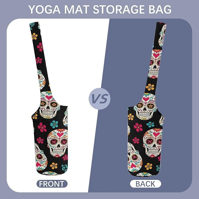 Portable Yoga Mat Carrier Single Shoulder Bag with Pocket Spacious for Yoga Gym Fitness Travel