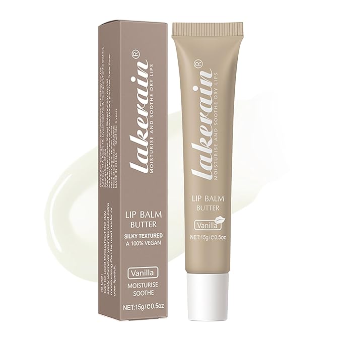 Lip Butter Balm, Day/Night Hydrating Lip Vanilla