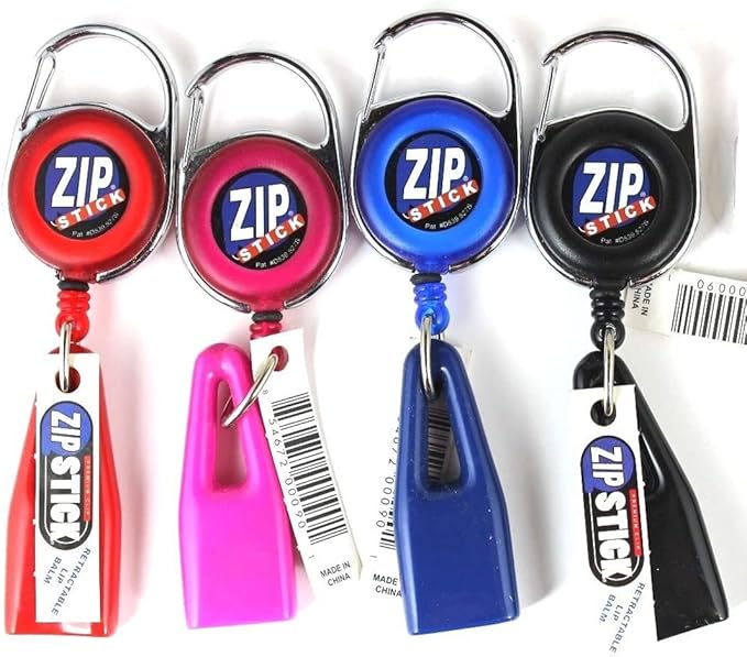 Clip-On Retractable ZIP Stick - Blue (Extends 32 Gloss