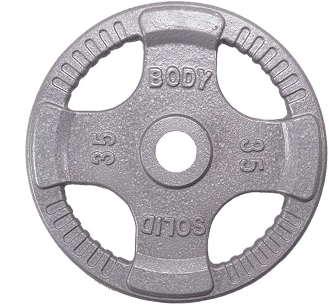 Body-Solid Cast Iron Olympic Quad Grip Design Weight 2 Inch