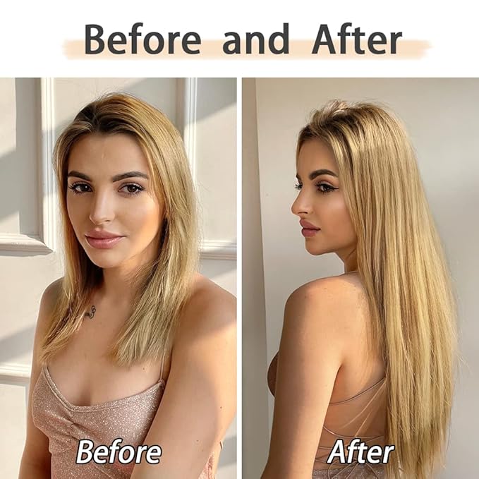 Blonde Clip in Extension Straight 22" Long Synthetic Thick Clips on Hair Piece for Women 5PCS Black Curly Wavy 18" Cheap Brown Red White Soft Natural Full Head Weddings Party Daily Use 5 Oz
