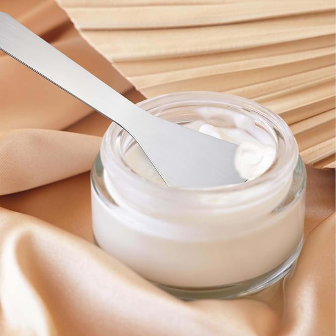 2Pcs Mini Metal Cosmetic Spatulas, Makeup Spatulas, Skincare