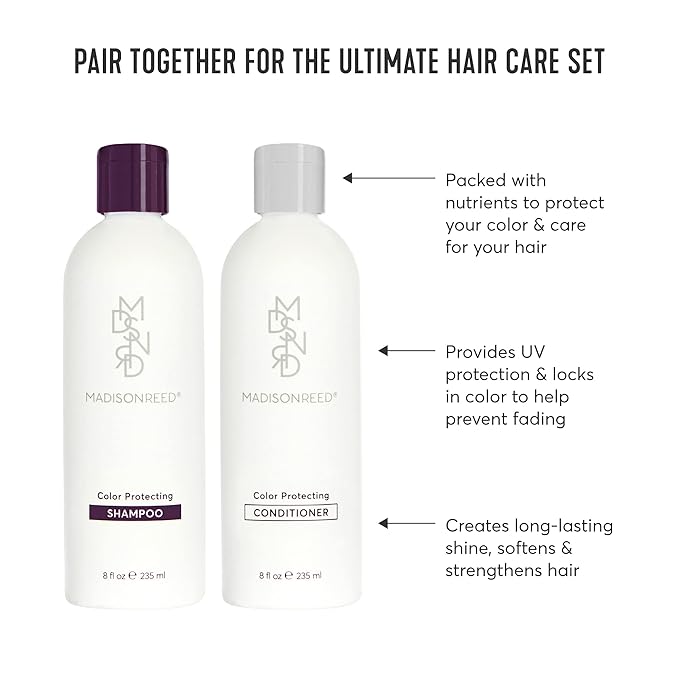 Madison Reed Color Protect Shampoo – Color-Safe Cleanser for Vibrant, Long-Lasting Color – Helps Prevent Fade & Maintain Shine, 8 oz