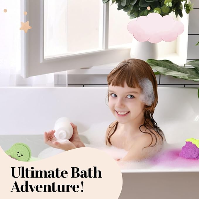 Fruit-Shaped Bath Bombs for Kids, Teen Girls & Boys – XL Scented Bath Bombs with Surprise Toy Inside, Natural Non-Toxic 6 Pack Gift Set for Birthdays & Valentine’s Day