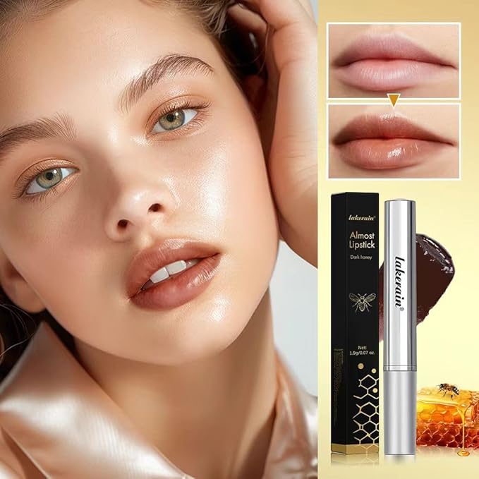 Honey Noir Lipstick,Deep Moisturizing Black Cherry Tint Lip Balm, Nourishing Honey Noir Lipgloss,Nourishing and Hydrating Lip Gloss for All Skin Tones (Black)