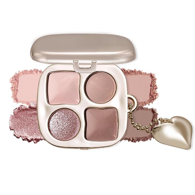 Warm Neutral Nude Eyeshadow Palette with Mirror, Matte & Shimmer Mini Eye Shadow Kit, High Pigment Blendable Long-Lasting Everyday Eye & Contour Makeup Palette for Blue, Green & Brown Eyes 3