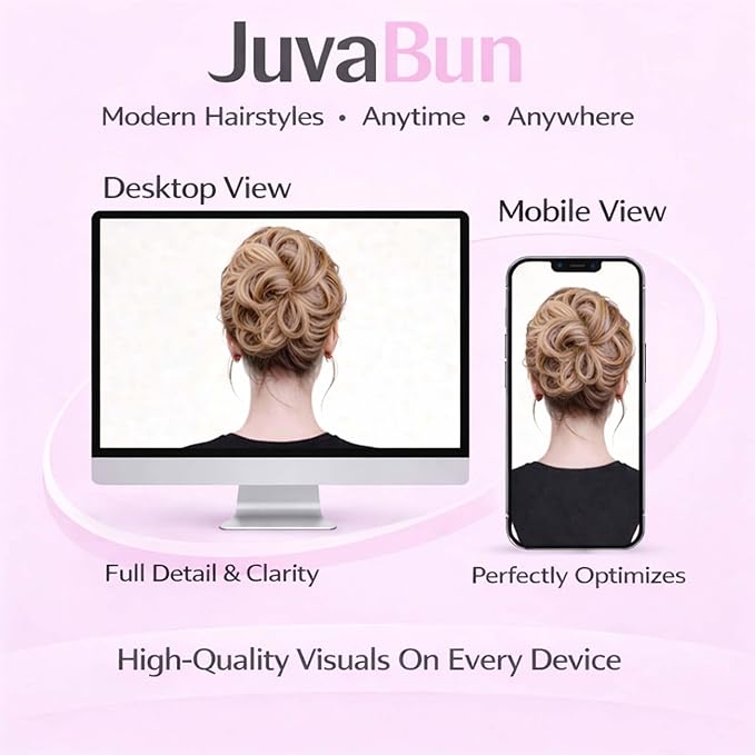 Juvabun Messy Bun 2.0 Gold Blonde Messy Bun Hair Extension Lightweight Washable Hair Bun Scrunchie for Women Styling