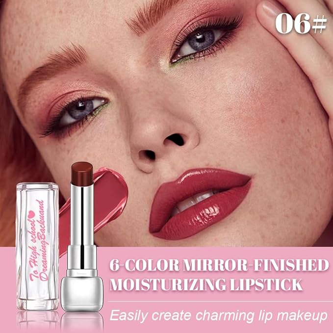 HHLTOH Plum Plumper Moisturizing Butter Lipstick for Women, Natural Tinted Lip Balm Shine Nourishing Hydrating Lip Gloss Stain for Dry Lips, Lightweight Lip Liner Care Makeup, Vegan 1Pc Dark Plum Wine