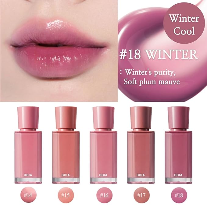 BBIA Glow Lip Tint – Lip Plumping, Volumizing Glossy & Glowy Lip Stain Naturally Moisturizing Comfortable Texture Lightweight Long-Lasting Vivid Color Non-Sticky Non-Dry Korean (17 AUTUMN, Pack of 1)