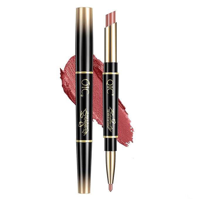 Bean Pink Lip Liner and Lipstick for Women, Long