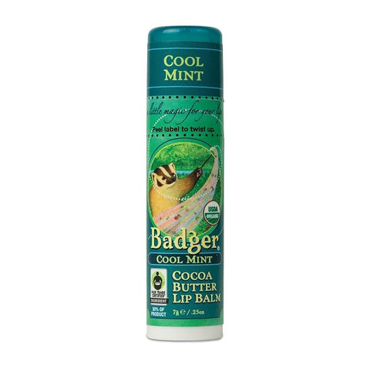 Badger - Cocoa Butter Lip Balm, oz