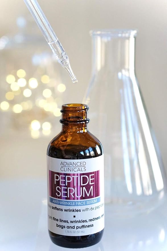 Advanced clinicals peptide facial serum