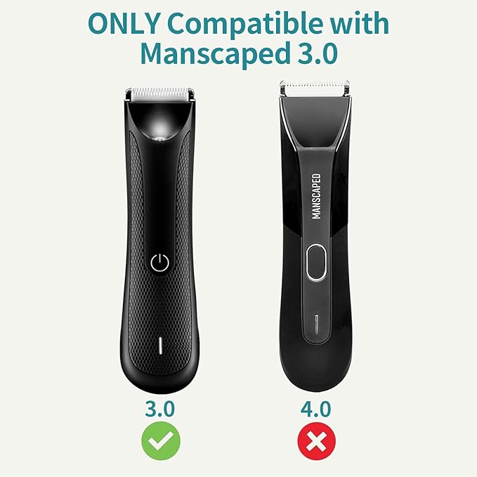 4 Pack Professional Guards for Manscaped Lawn Mower 3.0- NFZEQ Fit The Lawn Mower 3.0 Groin Hair Trimmer with Organizer,Adjustable Lawnmower 3.0 Trimmer Guards,Cutting Lengths from 1/8" to 1/2"
