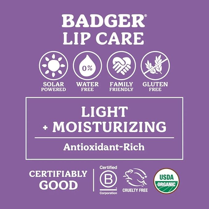 Badger - Classic Lip Balm Green