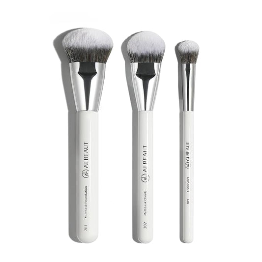 Albeaut Makeup Brush for Foundation Concealer Blush Contour Liquid Cream Blending Angled Shape