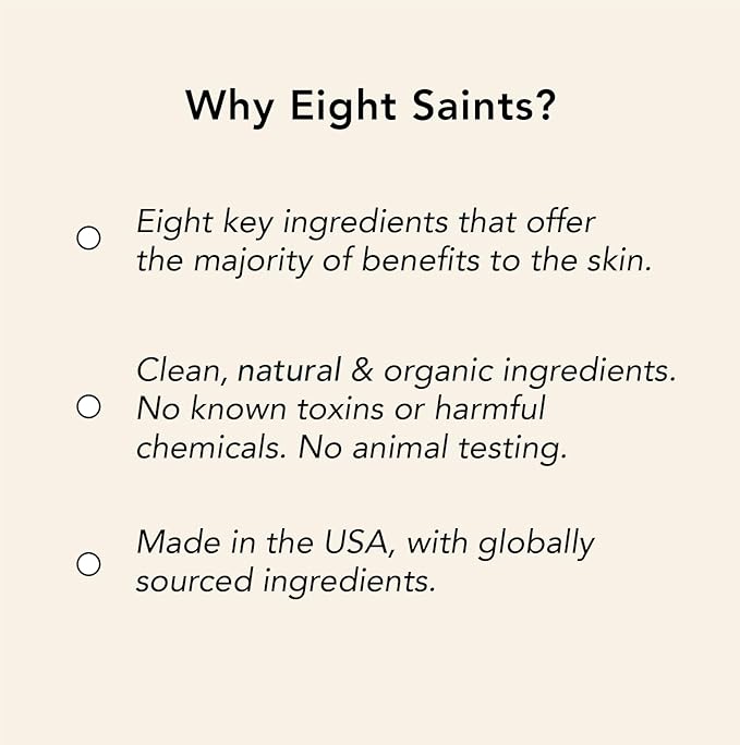 Eight Saints Soulmate Lotion Based 15% Glycolic Acid Serum For Women, Natural and Organic, Anti Aging Serum for Face, Reduce Wrinkles, Fine Lines, and Smooth Skin, 1.7 Ounce