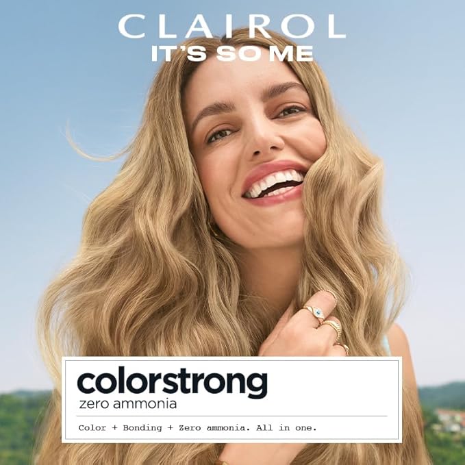 Clairol ColorStrong Permanent Zero Ammonia Hair Dye, 10.1 Extra Light Ash Blonde – Maldives Hair Color, Pack of 1