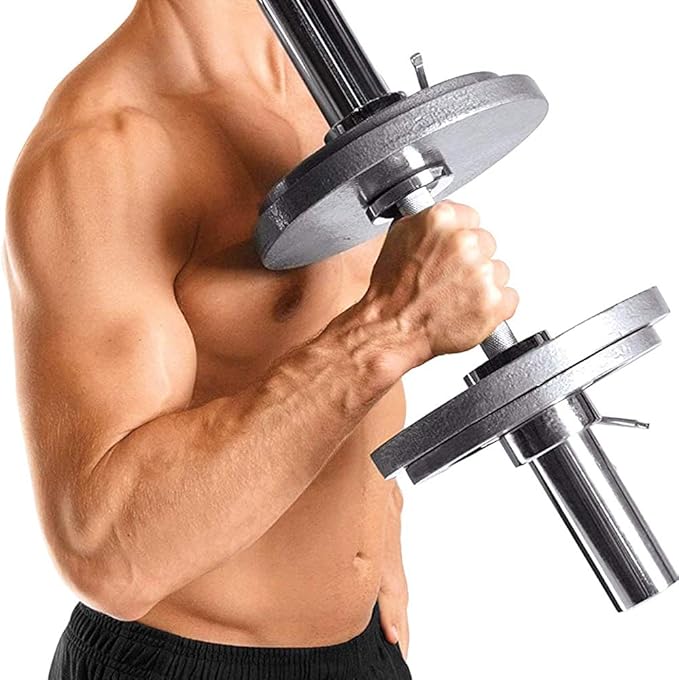 Barbell Collars,Pair of Quick Release Stainless Steel 2