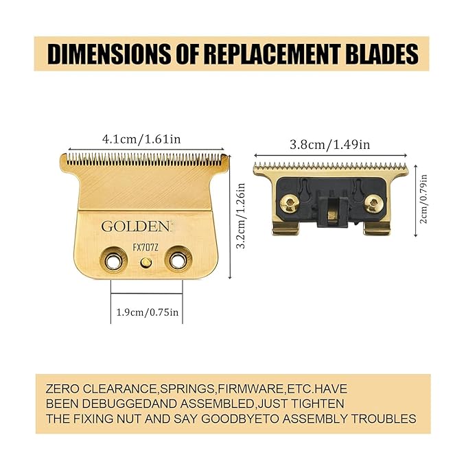 2PCS Gold FX707Z DLC Replacement
