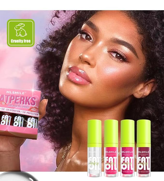 Lip Oil Lip Glaze, Big Brush Head Hydrating Glaze,