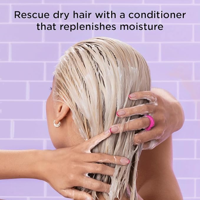 Noughty 97% Natural To The Rescue Moisture Boost Conditioner, to Gently Cleanse and Replenish Lost Moisture with Sweet Almond and Sunflower Seed, Sulfate Free Vegan Haircare 8.4fl.oz