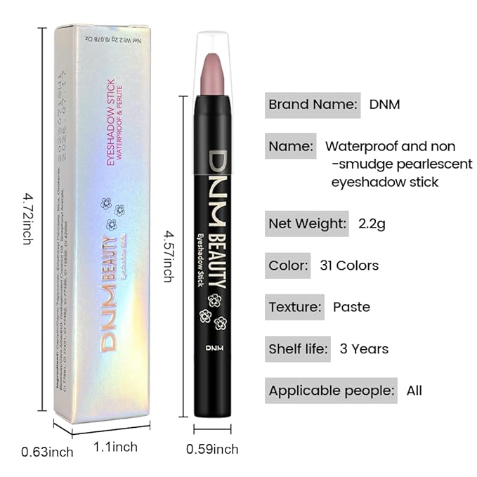 Mauve Matte Cream Eye Shadow Stick Makeup for Women, Mauve Matte Eyeliner Pencil Eyeshadow Brightener Stick for Eyes, Waterproof Eyeshadow Applicator Blendable sombras para ojos 81#