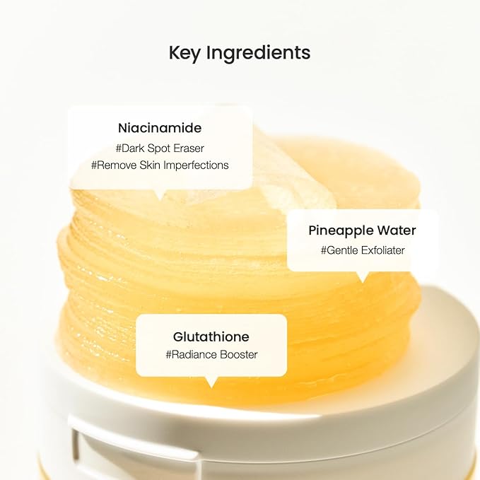 Biodance Vita Niacinamide Gel Toner Pads, Dark Spot Corrector, Evening Skin Tone, Gentle Exfoliating Toner Pads with Vitamin C, Korean Skin Care, Gifts for womenㅣ4.93 fl.oz.(140g)*60Pads