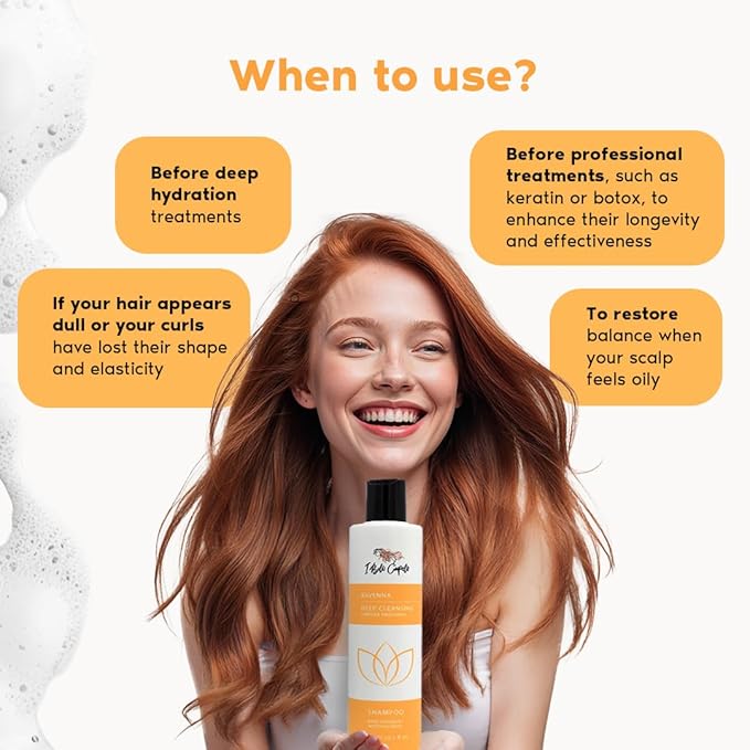 I Belli Capelli Ravenna Hair Treatment Kit- 1kg/35.02 oz B-tox Hair Mask + 300ml/10.1 fl.oz Anti-Residue Shampoo- Repair & Clarifying Shampoo for Longer Effect