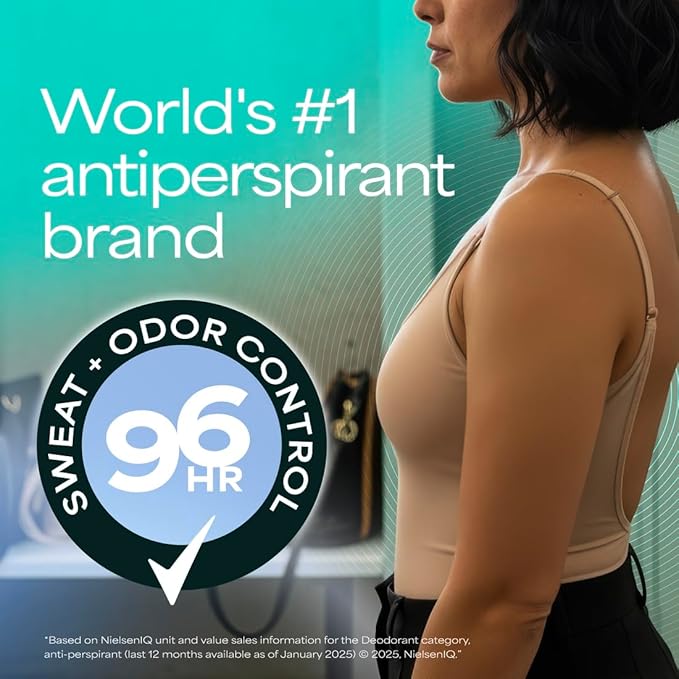 Degree Clinical Strength Antiperspirant Deodorant 96-Hour Sweat and Odor Protection Fresh Cotton Invisible Solid 5x Types of Sweat 1.6 oz