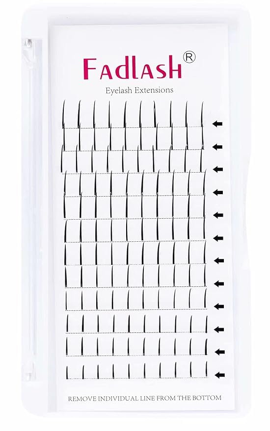 Premade Spikes Eyelash Extensions Wispy Spike Lashes Mink Single Thick Fairy Eyelashes Cluster Individual Classic Eyelash Extensions (D Curl 15mm)