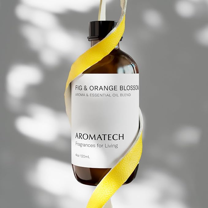 Aromatech Fig & Orange Blossom Aroma Essential Oil Blend: Hotel Inspired Aromatherapy with for Ultrasonic Diffusers & Nebulizers (16 Fl Oz (Pack of 1))