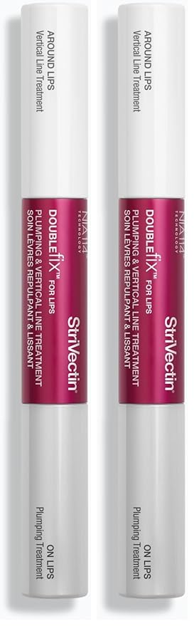 StriVectin DoubleFix For Lips 2-in-1 Lip Fix Plumping Treatment & Vertical Line Treatment (Pack of 2)
