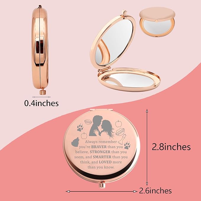 MYOSPARK Twilight Movie Compact Makeup Mirror Edward
