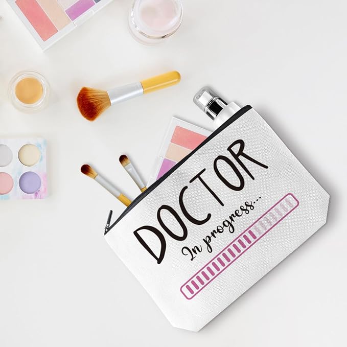 jealance Doctor Gifts Cosmetic Bag Medical Assistant Gifts Pharmacist Gift Makeup Organizer Bag Retirement Gift Travel Toiletry Bags Surgical Tech Week Gifts for Friends Christmas Birthday Graduation