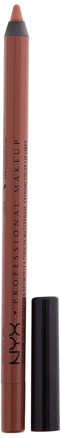 NYX PROFESSIONAL MAKEUP Slide On Lip Pencil, Lip Liner - Sugar Glass (True Nude With Yellow Undertone)
