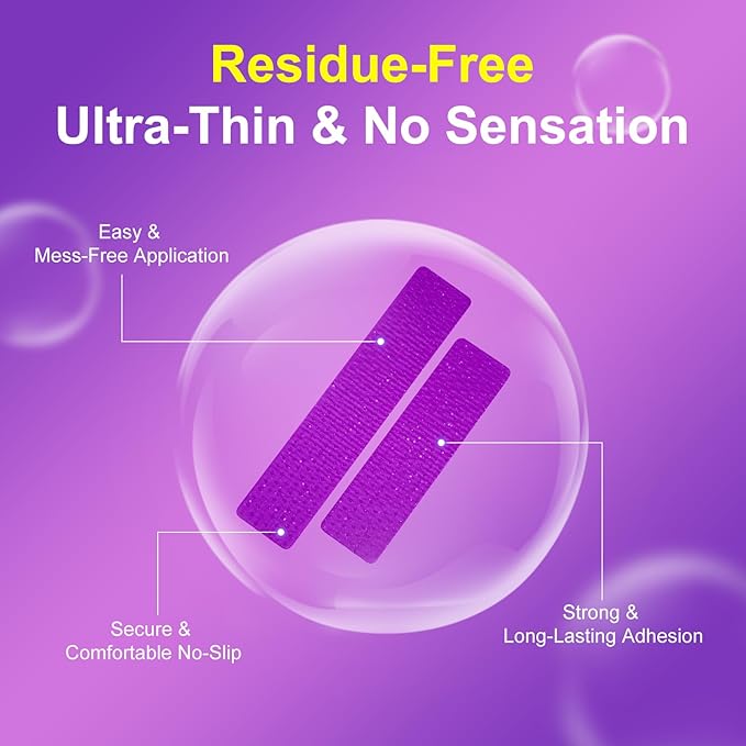 Purple Teeth Whitening Strips, 7 Treatments Whitening Kit with Mint Flavor, Enamel Safe, Gentle for Sensitive Teeth Whiten,Removes Stains for a Brighter Smile