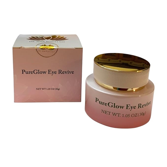 Dr. NAR Beauty Co PureGlow Eye Revive Cream, 1.05 oz, Luxury Skincare Treatment
