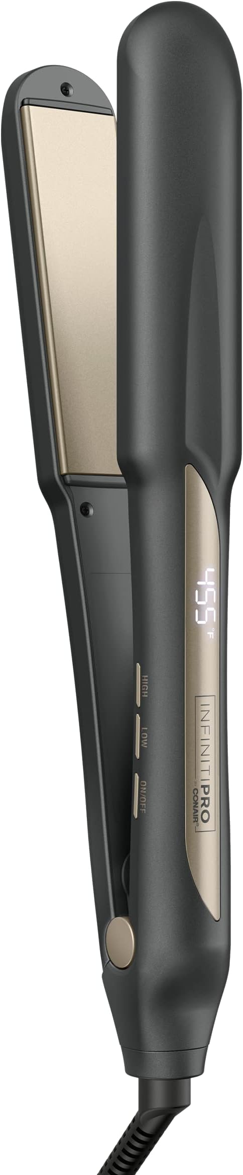 INFINITIPRO BY CONAIR Tourmaline Ceramic Flat Iron, 1 1/4-inch Digital Hair Straightener