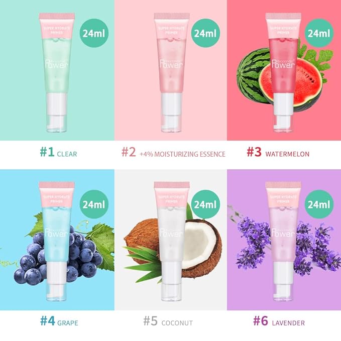 AKARY Gel-Based & Hydrating Face Primer For Smoothing 03 Watermelon