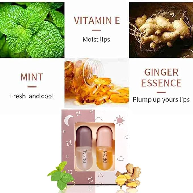 DEROL Lip Plumper by Vafee, Natural Night)